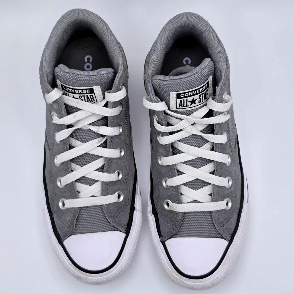 Converse All Star Madison Sneaker Mens 5 Womens 7 Grey Excellent Mid Top A09499C